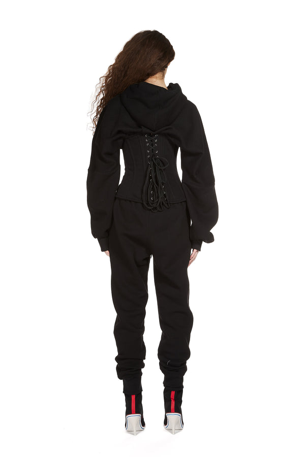 Sinead Gorey Cotton Jersey Corset Joggers