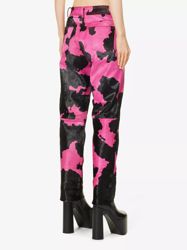 Sinead Gorey Cow-Hide Trousers