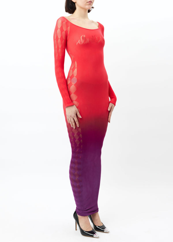 Sinead Gorey Diamond Seamless Maxi Dress