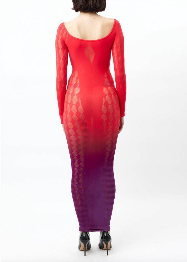 Sinead Gorey Diamond Seamless Maxi Dress