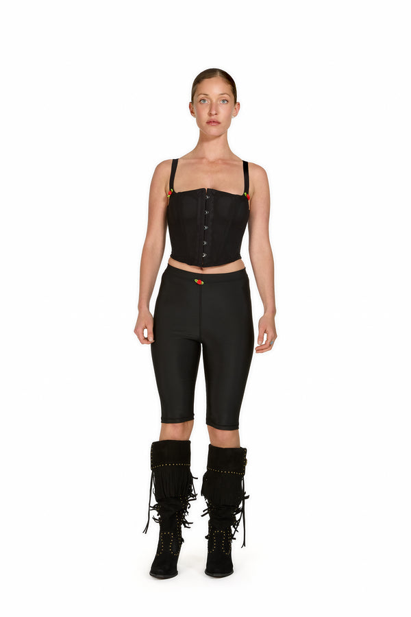 Sinead Gorey English Rose-Trim Lycra Boned Corset