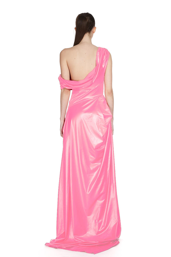 Sinead Gorey Flo Pink- Draped Hacienda Dress