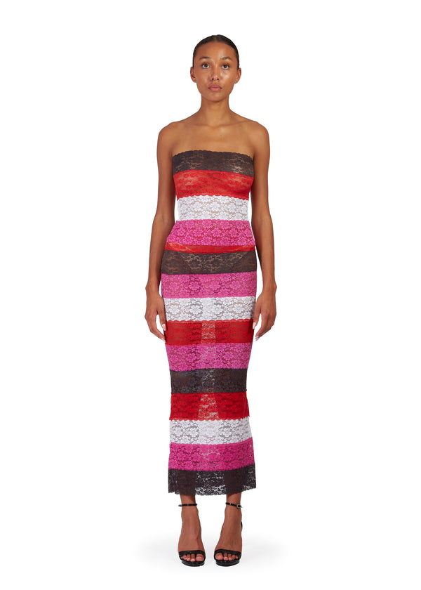 Sinead Gorey Lace Bandage Boobtube Skirt