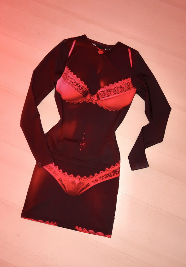 Sinead Gorey Lingerie Printed Curve Enhancing Top