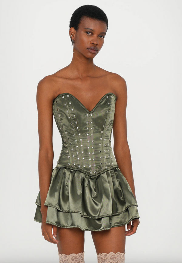 Sinead Gorey Studded Corset Mini Dress