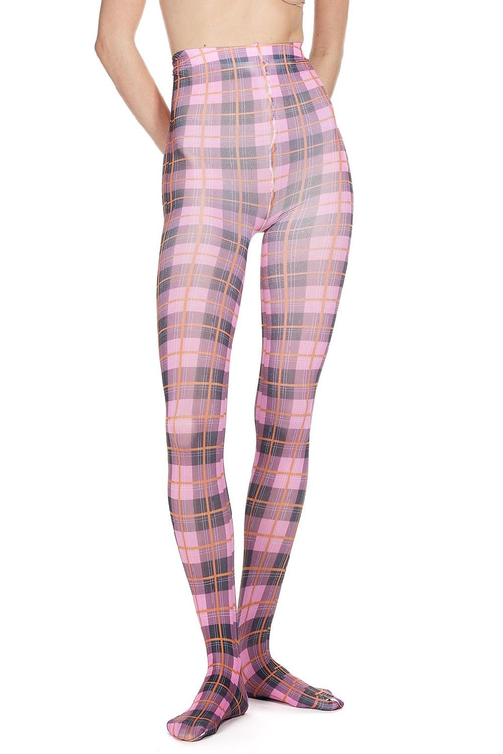 sinead gorey Tartan printed tights