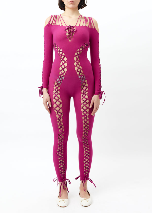 Sinead Gorey Tie-Up Seamless Jumpsuit