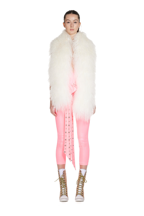 Sinead Gorey XL Mongolian Fur Scarf