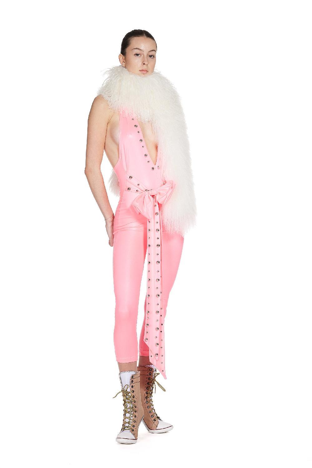 sinead gorey XL Mongolian Fur Scarf