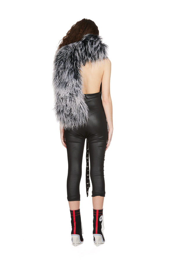 Sinead Gorey XL Mongolian Fur Scarf