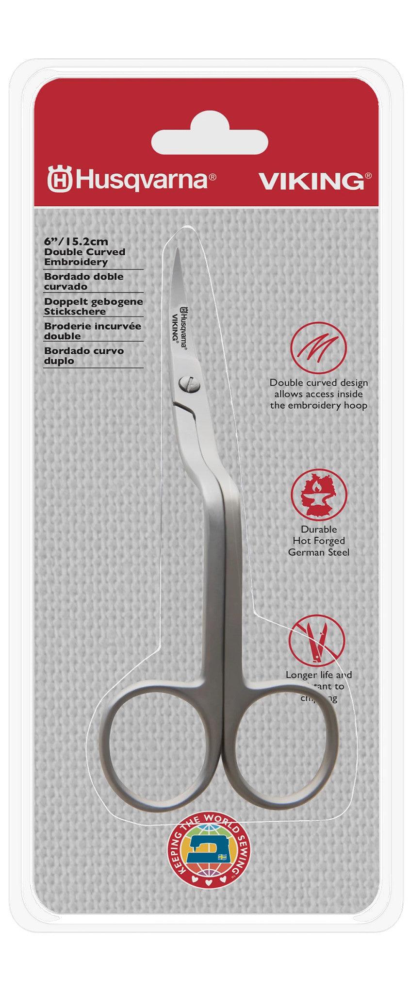Singer HUSQVARNA® VIKING® 6in/15.2cm Double Curved Embroidery Scissor
