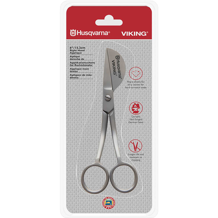 singer HUSQVARNA® VIKING® 6in/15.2cm Right Hand Applique Scissor