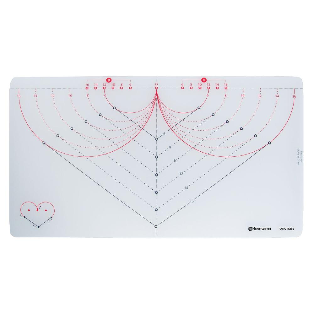 Singer HUSQVARNA® VIKING® Circular Attachment Templates