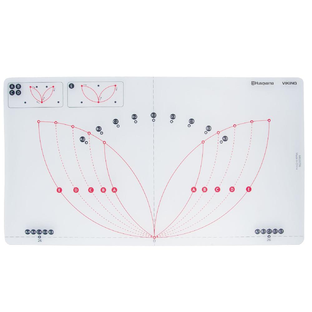 Singer HUSQVARNA® VIKING® Circular Attachment Templates
