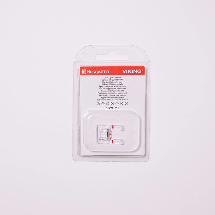 singer HUSQVARNA® VIKING® Clear Open Toe Presser Foot