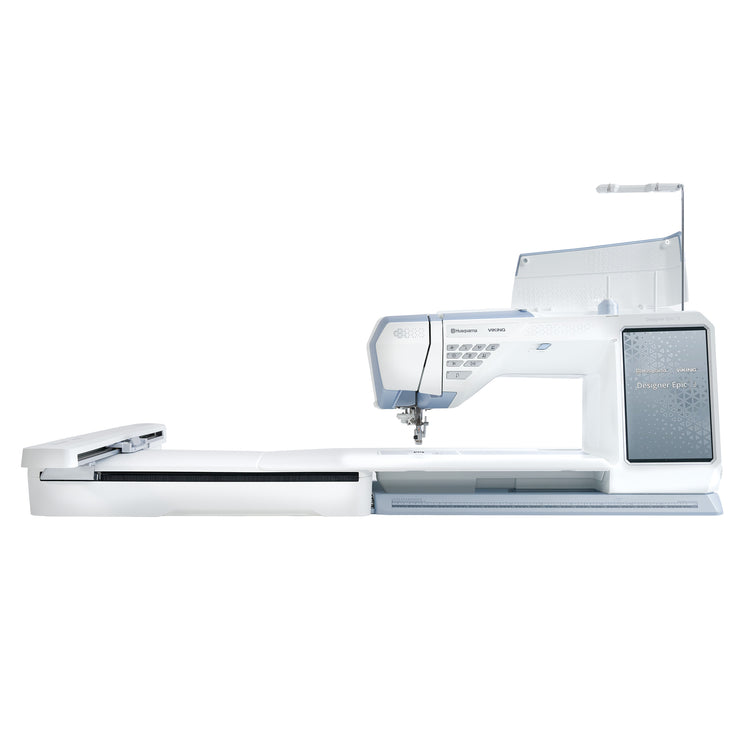 singer HUSQVARNA® VIKING® DESIGNER EPIC™ 3 Sewing & Embroidery Machine Nordic Frost