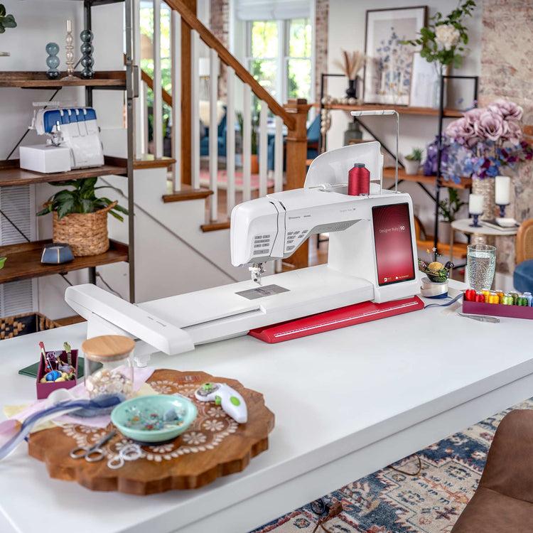 singer HUSQVARNA® VIKING® DESIGNER RUBY™ 90 Sewing & Embroidery Machine