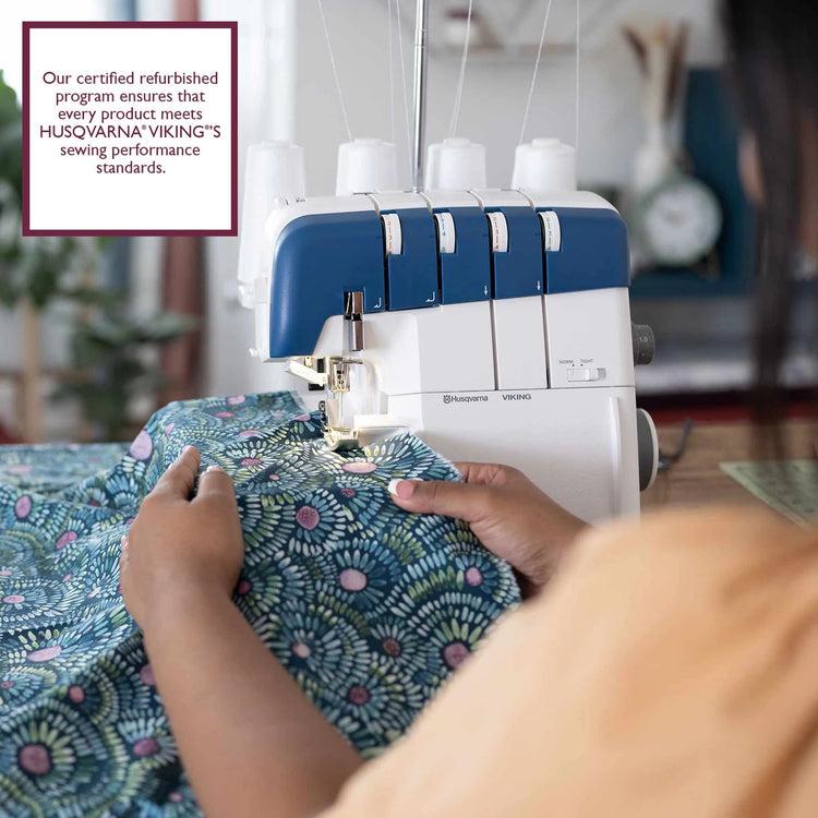 singer HUSQVARNA® VIKING® Refurbished AMBER Air S 400 Overlock Machine