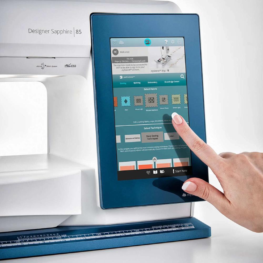 Singer HUSQVARNA® VIKING® Refurbished DESIGNER SAPPHIRE™ 85 Sewing & Embroidery Machine