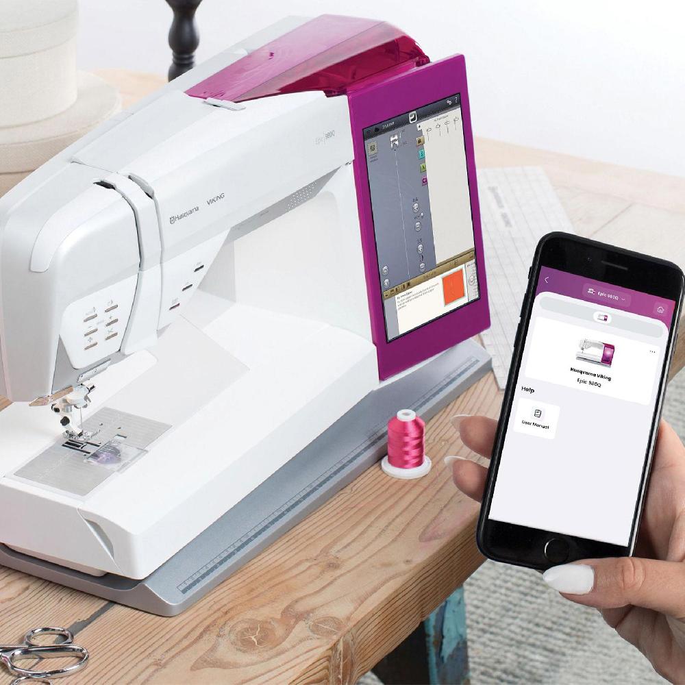 Singer HUSQVARNA® VIKING® Refurbished EPIC™ 980Q Sewing Machine