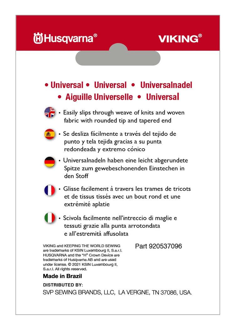singer HUSQVARNA® VIKING® Universal Needles Size 80/12 5-pack