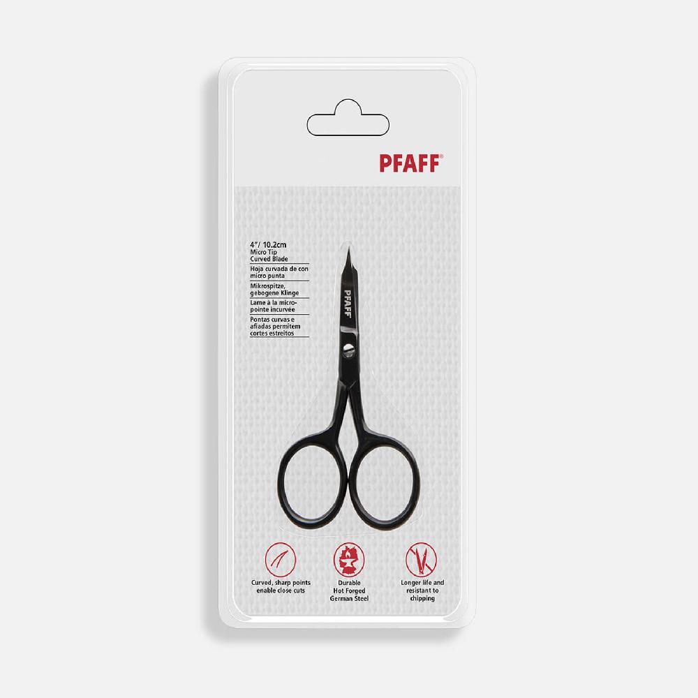 Singer PFAFF® 4in/10.2cm Micro Tip Curved Blade Scissor