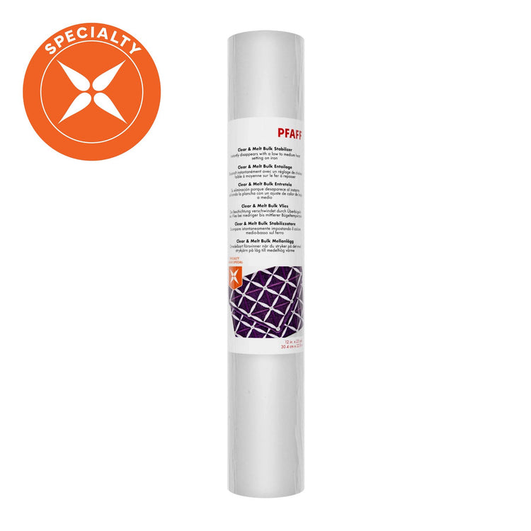 singer PFAFF® Clear N Melt Stabilizer 12 inches x 25 Yards