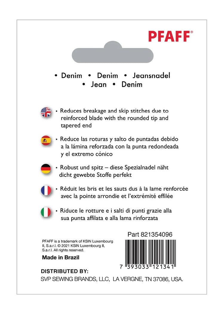 singer PFAFF® Denim Needles Size 70/10 5-Pack