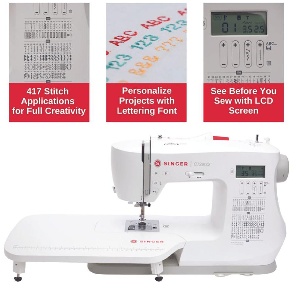 Singer SINGER® C7290Q Sewing & Quilting Machine With Extension Table