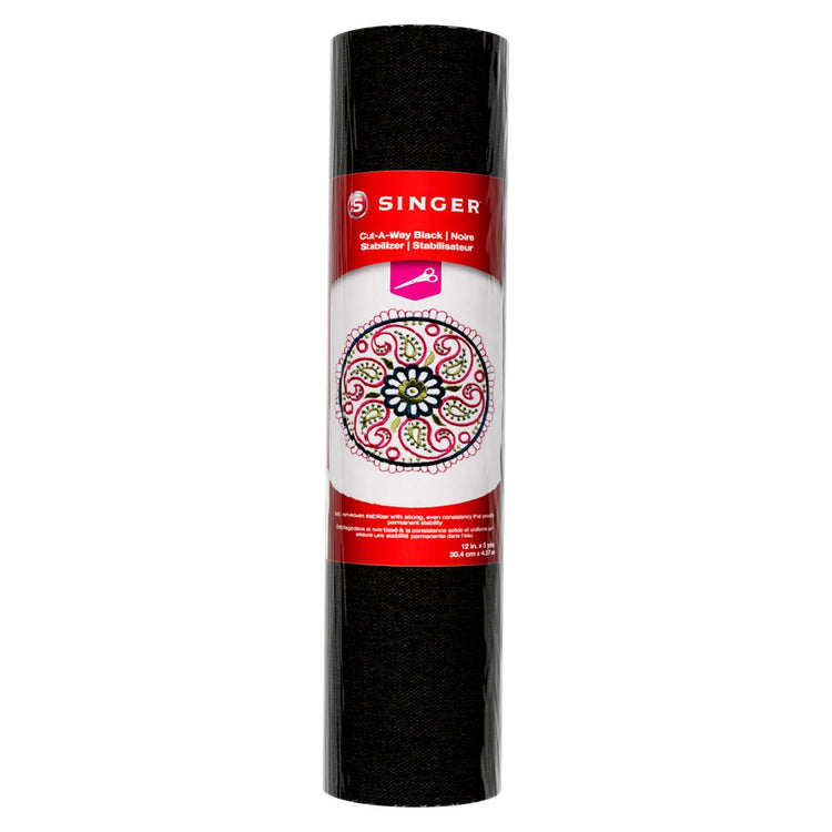 singer SINGER® Cut-A-Way Black Stabilizer 12 inches x 5 yards