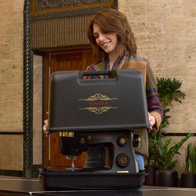 singer SINGER® HD500 Classic Black Sewing Machine & Hard Carrying Case Bundle
