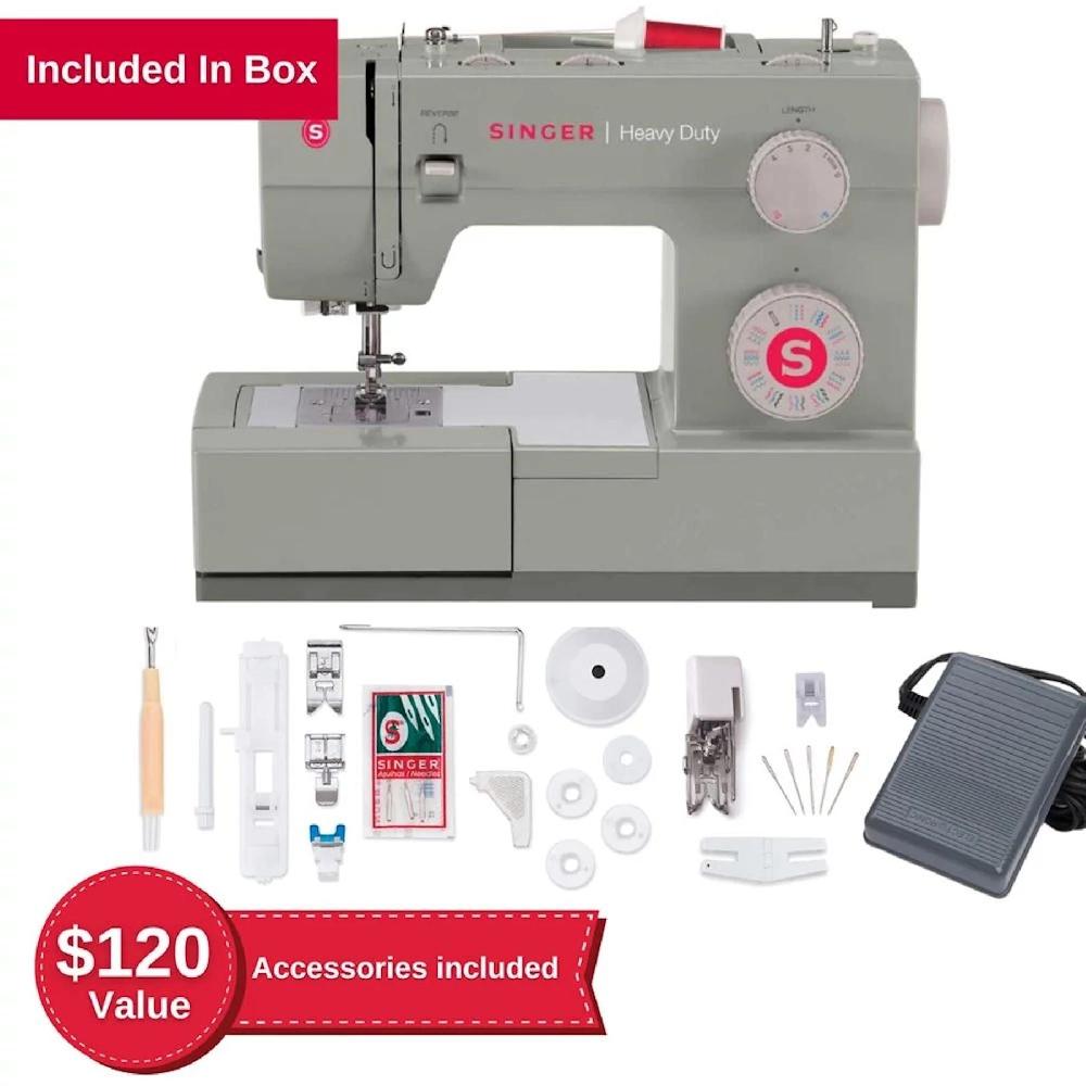 Singer SINGER® Heavy Duty 4452 Sewing Machine & Hard Case Bundle