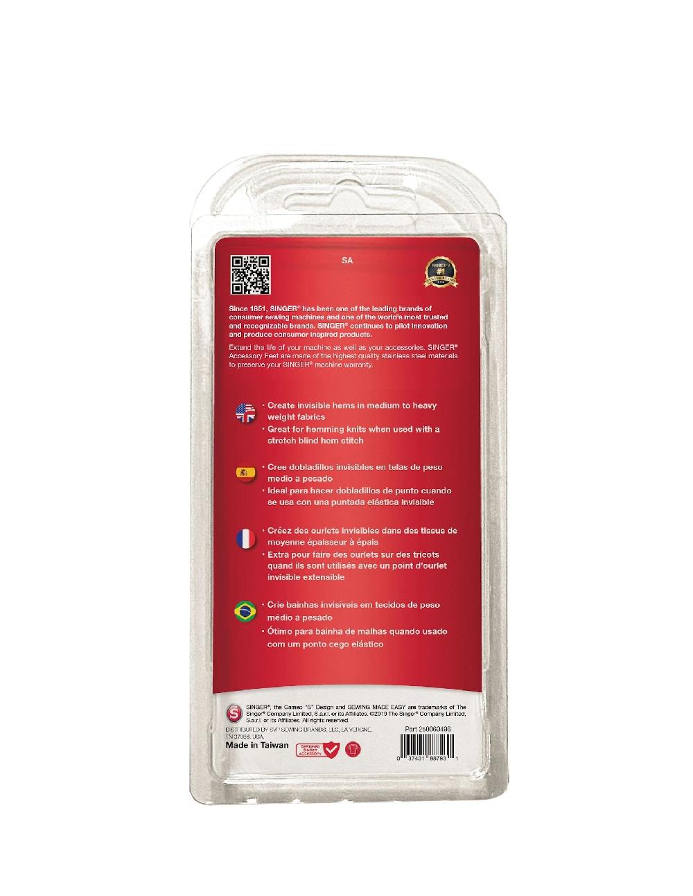 Singer SINGER® Blind Hem Presser Foot For Sergers