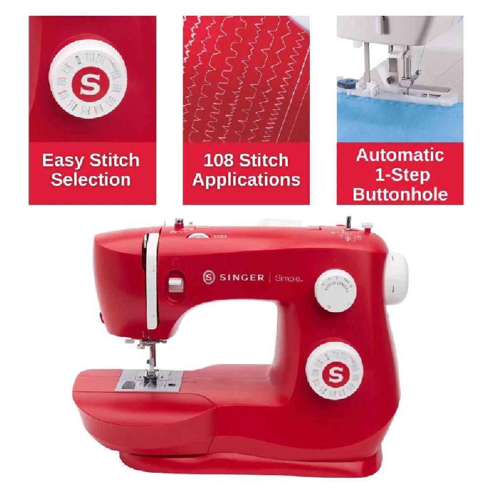 Singer SINGER® Simple 3337 Red Sewing Machine
