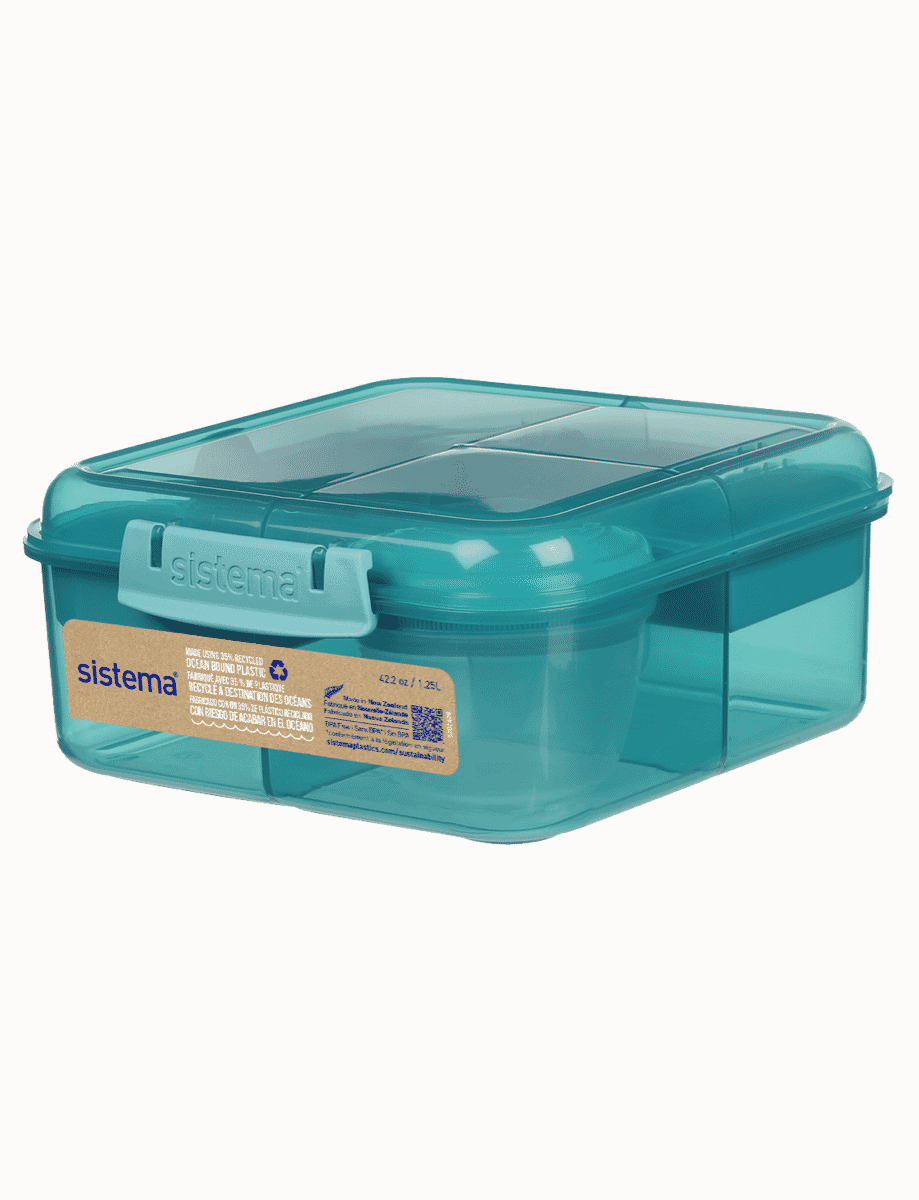 sistema 1.25 L BENTO CUBE WITH YOGURT POT