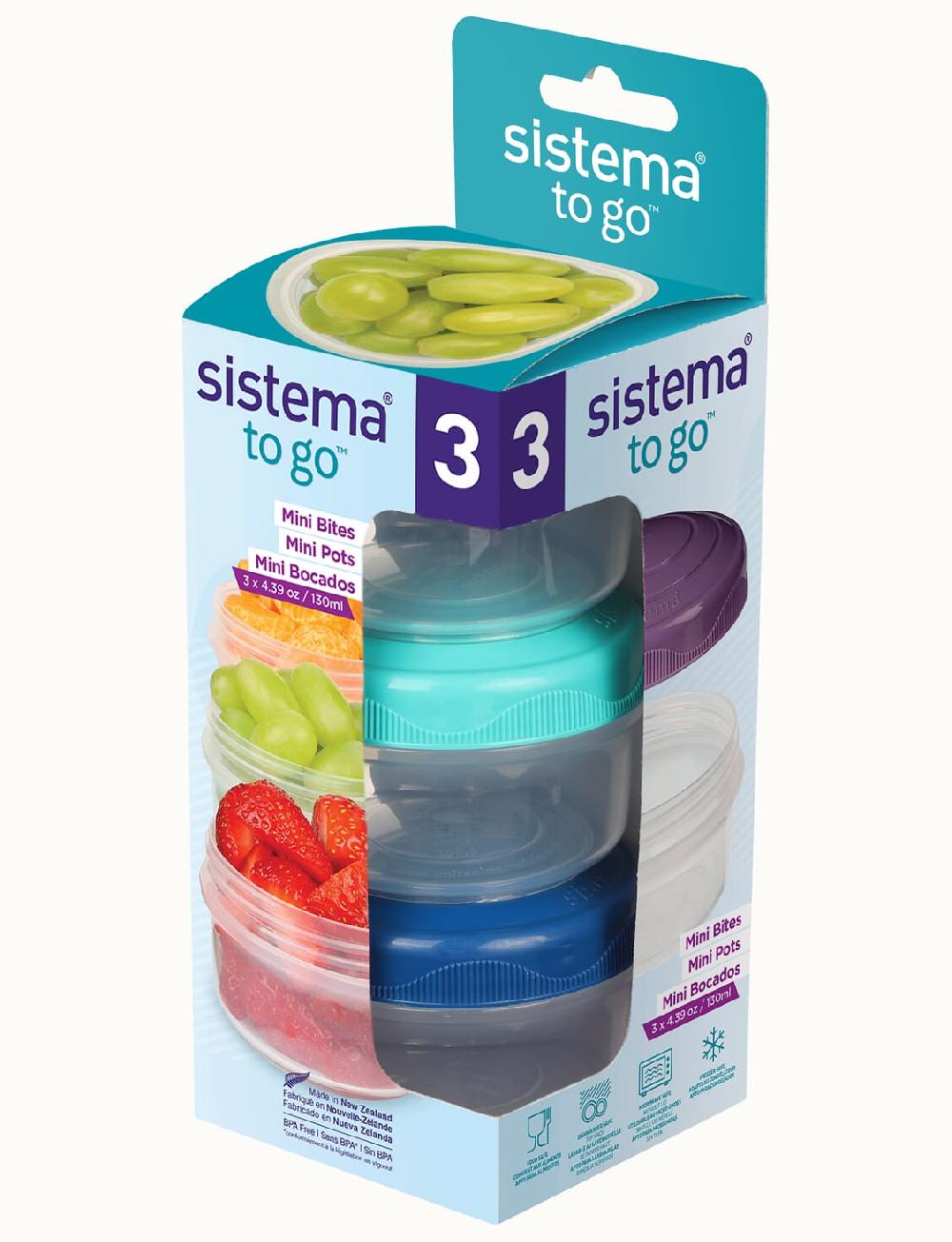 sistema 130 mL MINI BITES™ TO GO™ 3 PACK