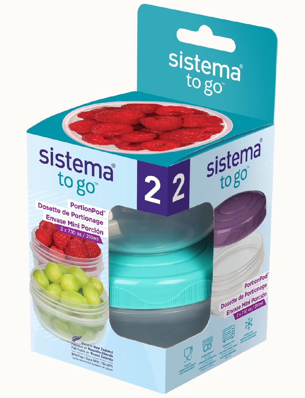 sistema 210 mL PORTIONPOD™ TO GO™ 2 PACK