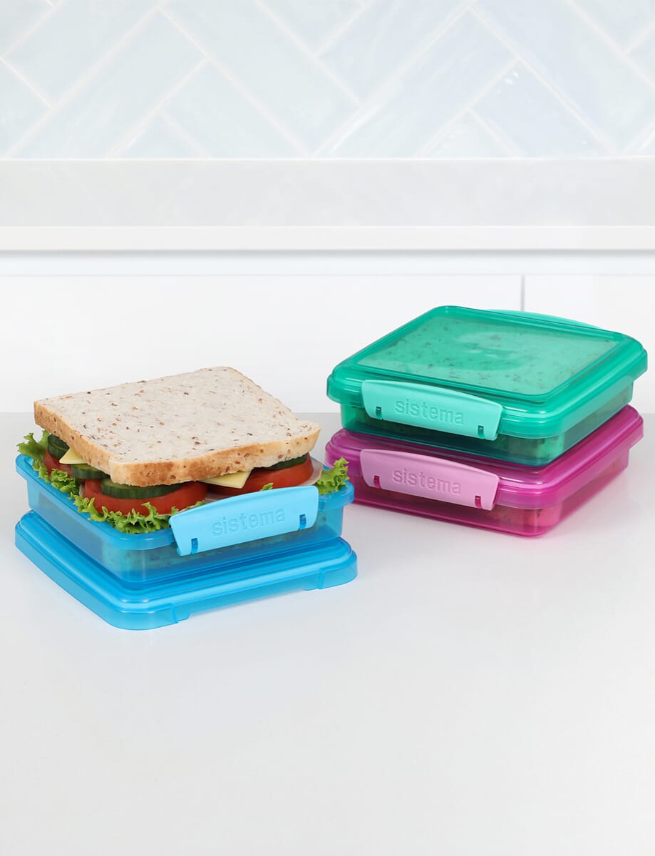 Sistema 450 ML SANDWICH BOX 3 PACK