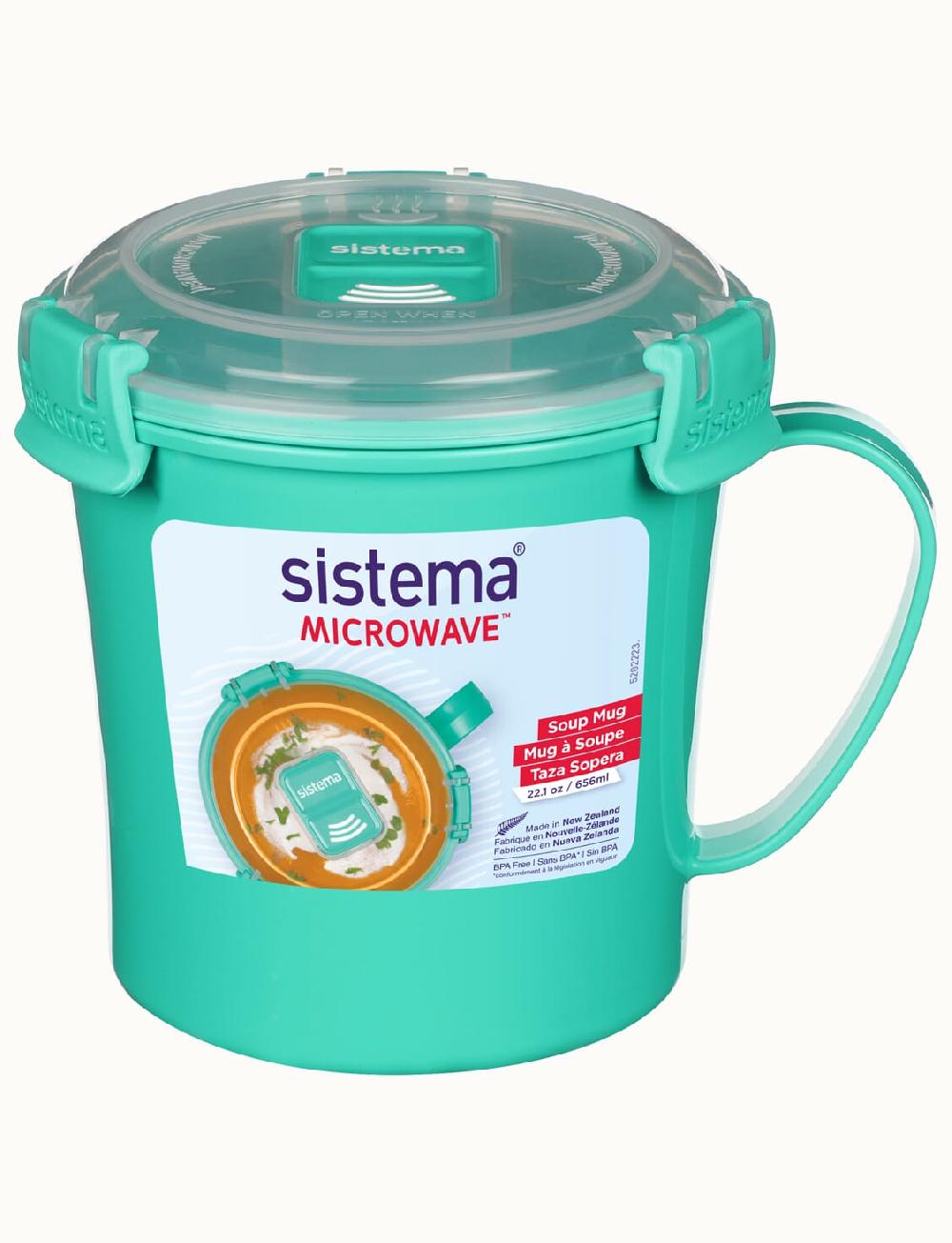 sistema 656 mL MEDIUM SOUP MUG COLOUR