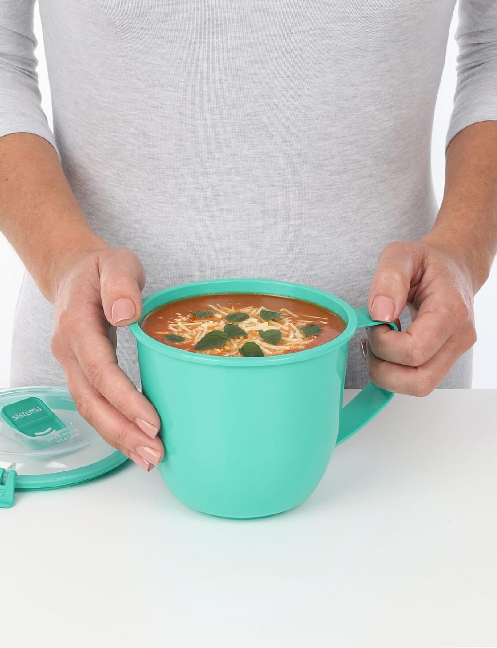 Sistema 900 ML LARGE SOUP MUG COLOUR