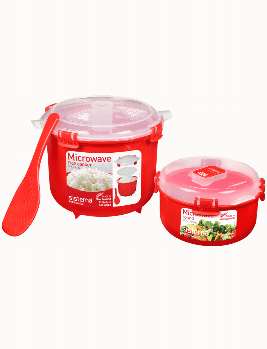 sistema RICE COOKER AND ROUND COMBO PACK