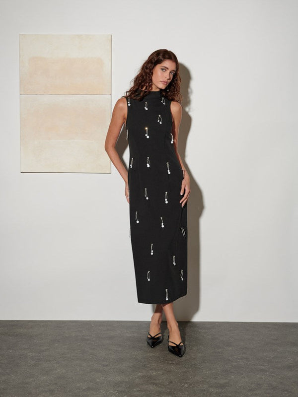 Sister Jane Ghospell Augusta Embellished Midi Dress