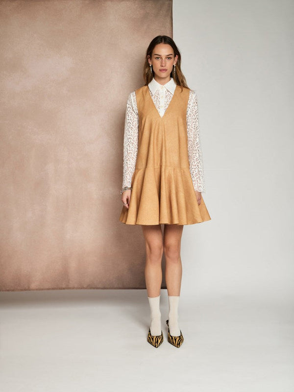 Sister Jane Ghospell Camila Faux Leather Mini Dress