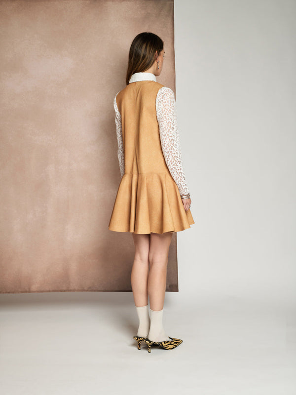 Sister Jane Ghospell Camila Faux Leather Mini Dress