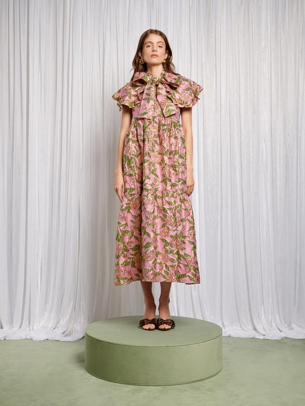 Sister Jane Abbey Maxi Jacquard Dress