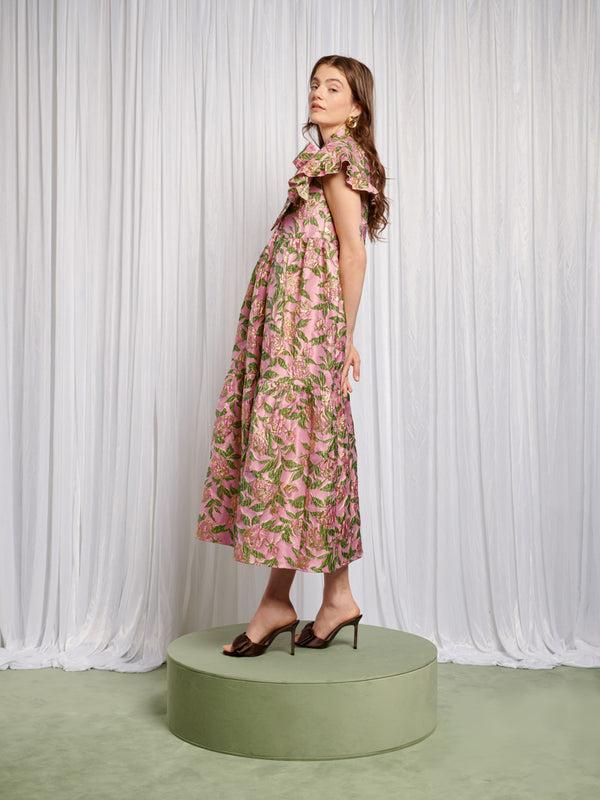 Sister Jane Abbey Maxi Jacquard Dress