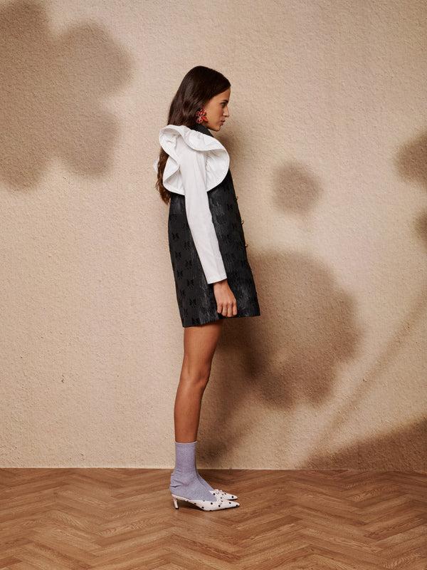 Sister Jane Afterglow Ruffle Mini Dress