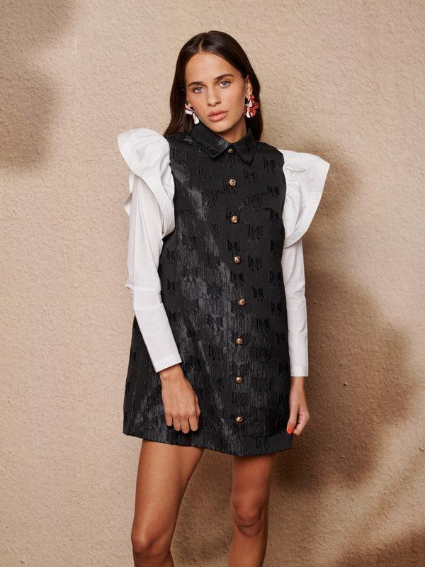 sister jane Afterglow Ruffle Mini Dress