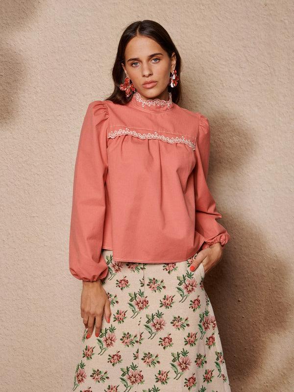 sister jane Alba Denim Top