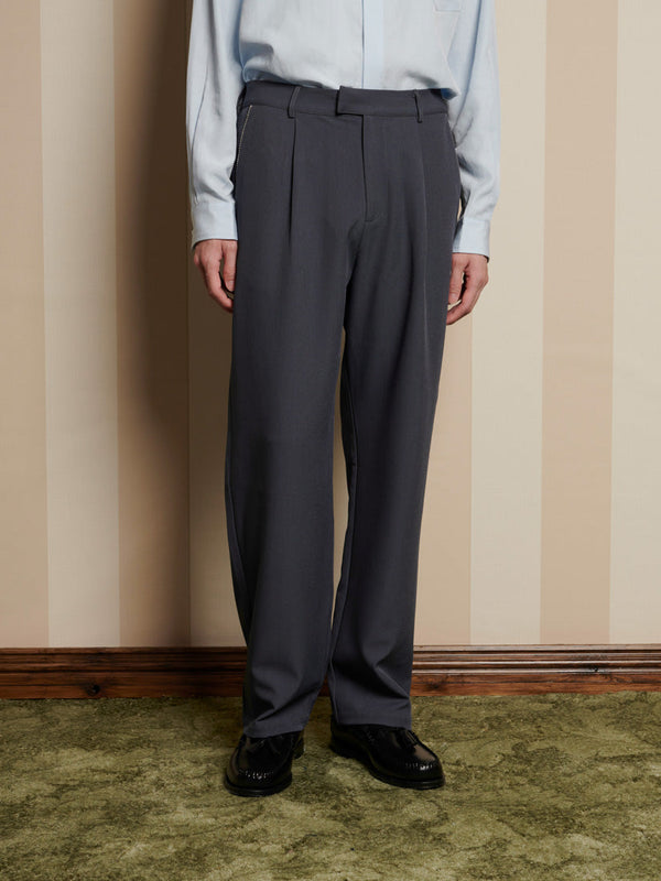 sister jane Albert Trimmed Tailored Trousers